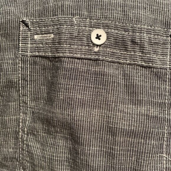 P d & c Men’s Short Sleeve Grey Casual Shirt XL - Picture 5 of 8